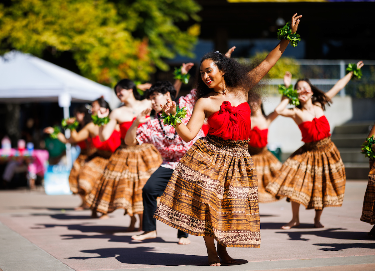 Students perform during CultureFest, an annual celebration of diversity through culture, food, and community. Cal Poly’s cultural clubs and organizations perform throughout the day to showcase pieces of their culture through clothing, dance, songs, as well as through traditional foods, and more.