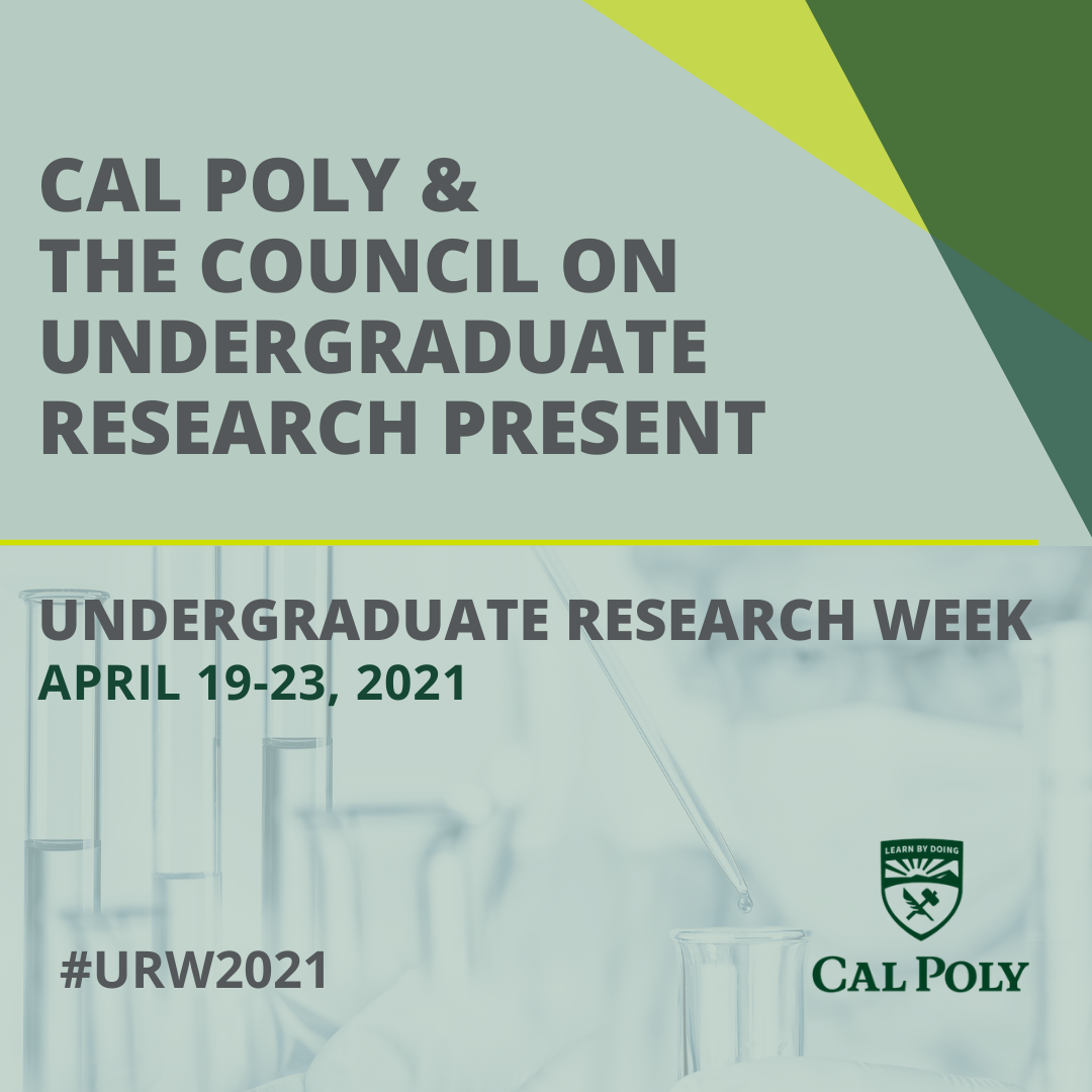  Celebrate Undergraduate Research Week April 19-23