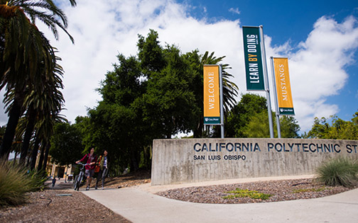 The California entrance to Cal Poly.