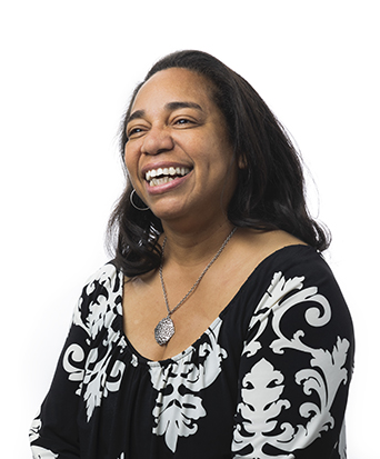 Denise Isom, interim vice president for the office of university diversity and inclusion, smiles in a portrait