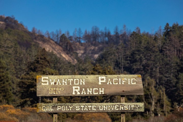 Swanton Pacific Ranch sign.