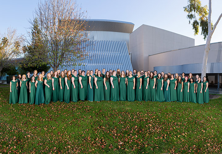 The Cal Poly Women's Chorus in January 2022.