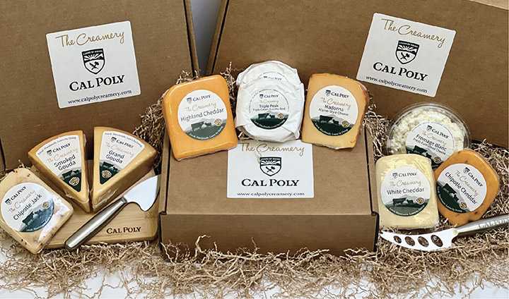Cal Poly cheese gift boxes 
