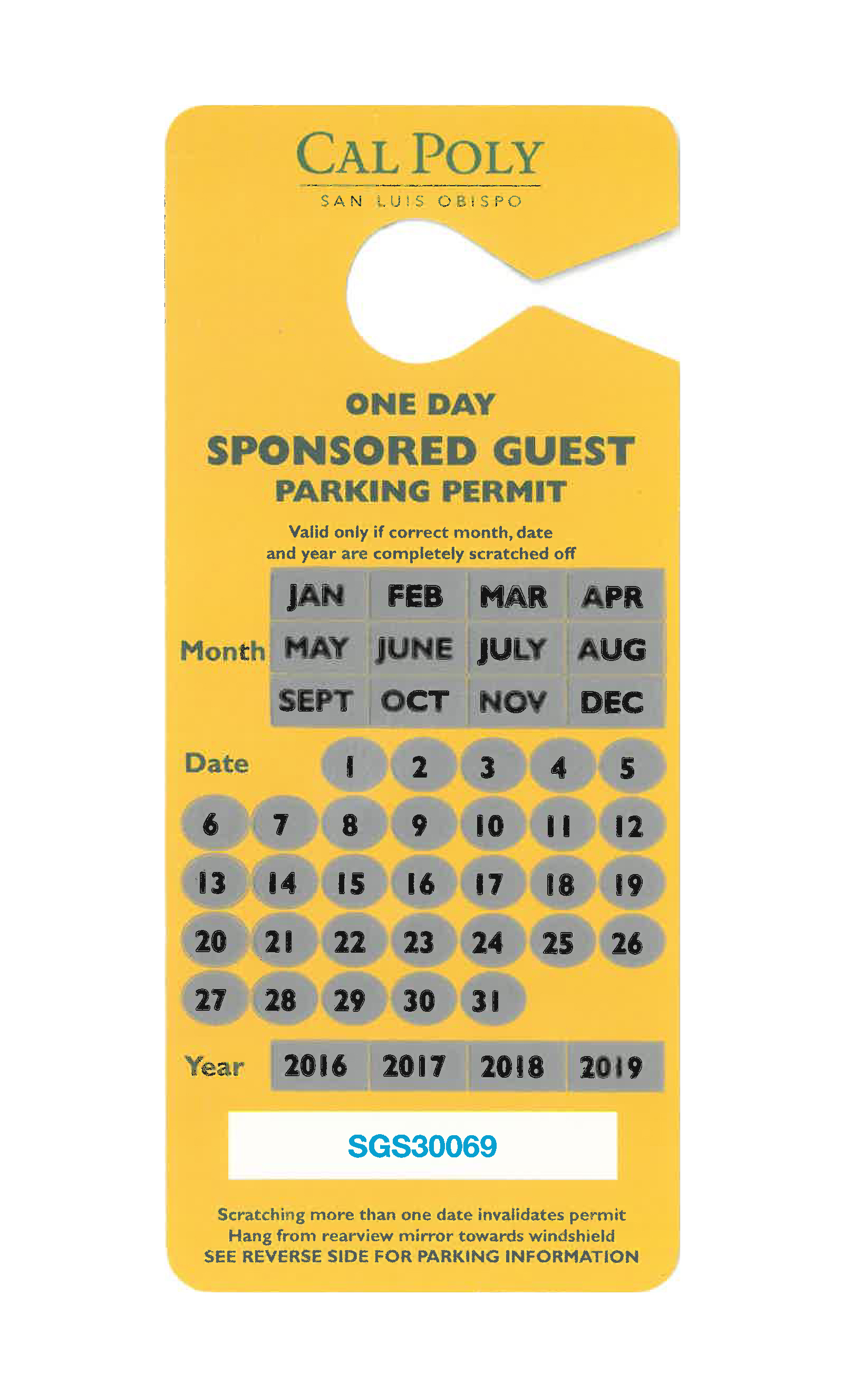 An illustration of a sponsored guest pass.