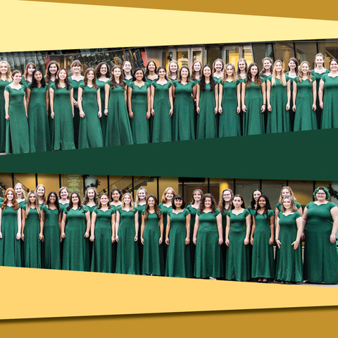 The members of Cantabile and the University Singers