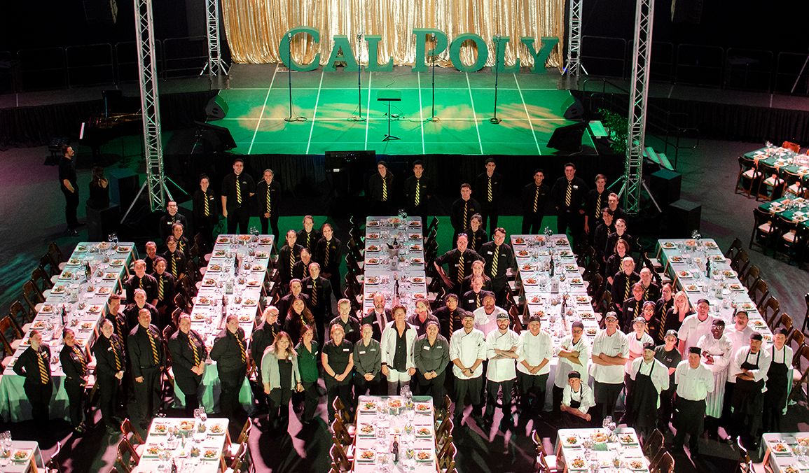 University Catering at the Evening of Green and Gold in 2019