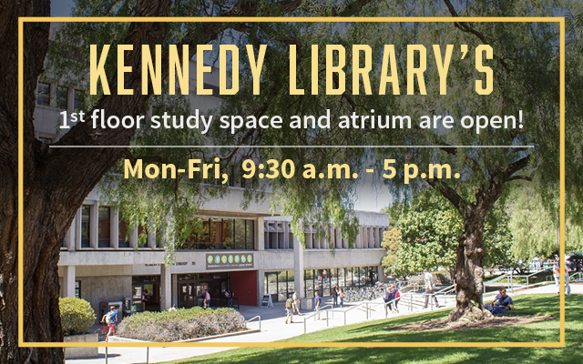 First-Floor Study Space Reopens in Kennedy Library