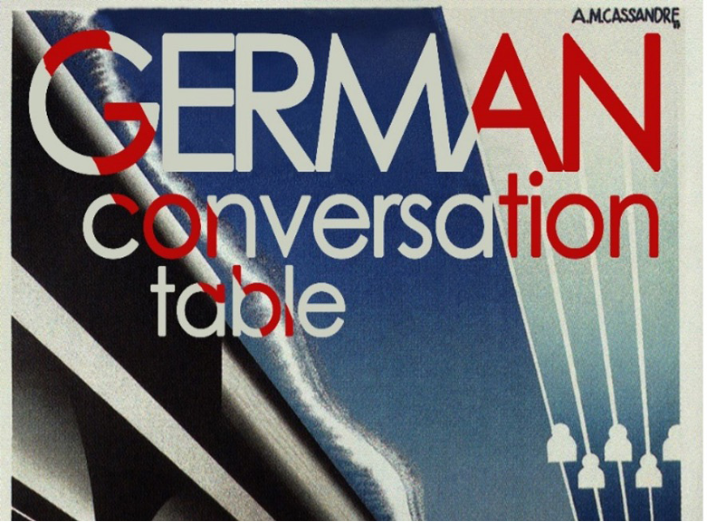 German conversation table