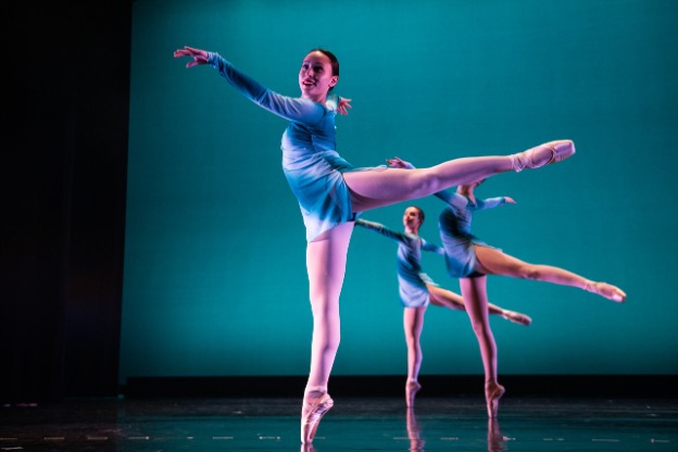  Kimberly Marquez performs “Concert in Motion,” choreographed by Assistant Director Michelle Walter