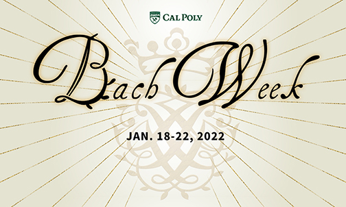 Bach Week Jan. 18-22, 2022