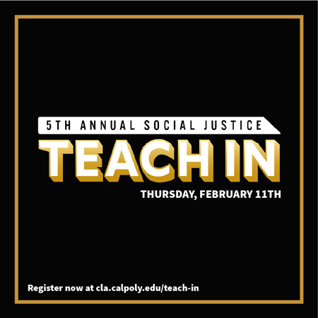 5th annual social justice teach in Thursday, Feb. 11