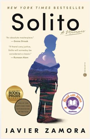 Solito book cover featuring a solo child