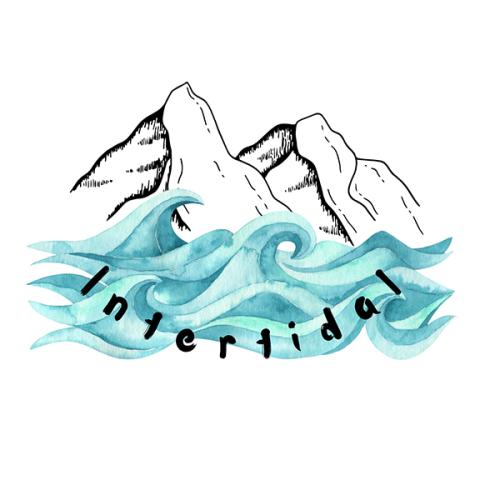 The Intertidal logo featuring a mountain range rising from the sea