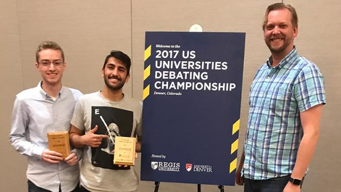 Communication Studies students at the 2017 US Universities Debating Championship