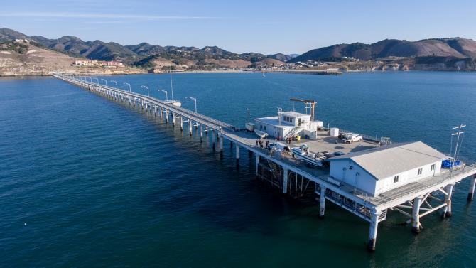 Cal Poly Pier from above