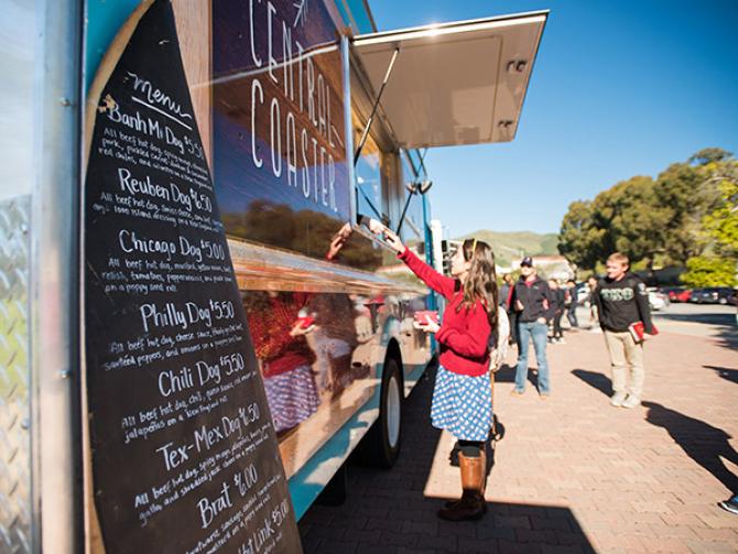 The Central Coaster is one of three Food Trucks serving campus.