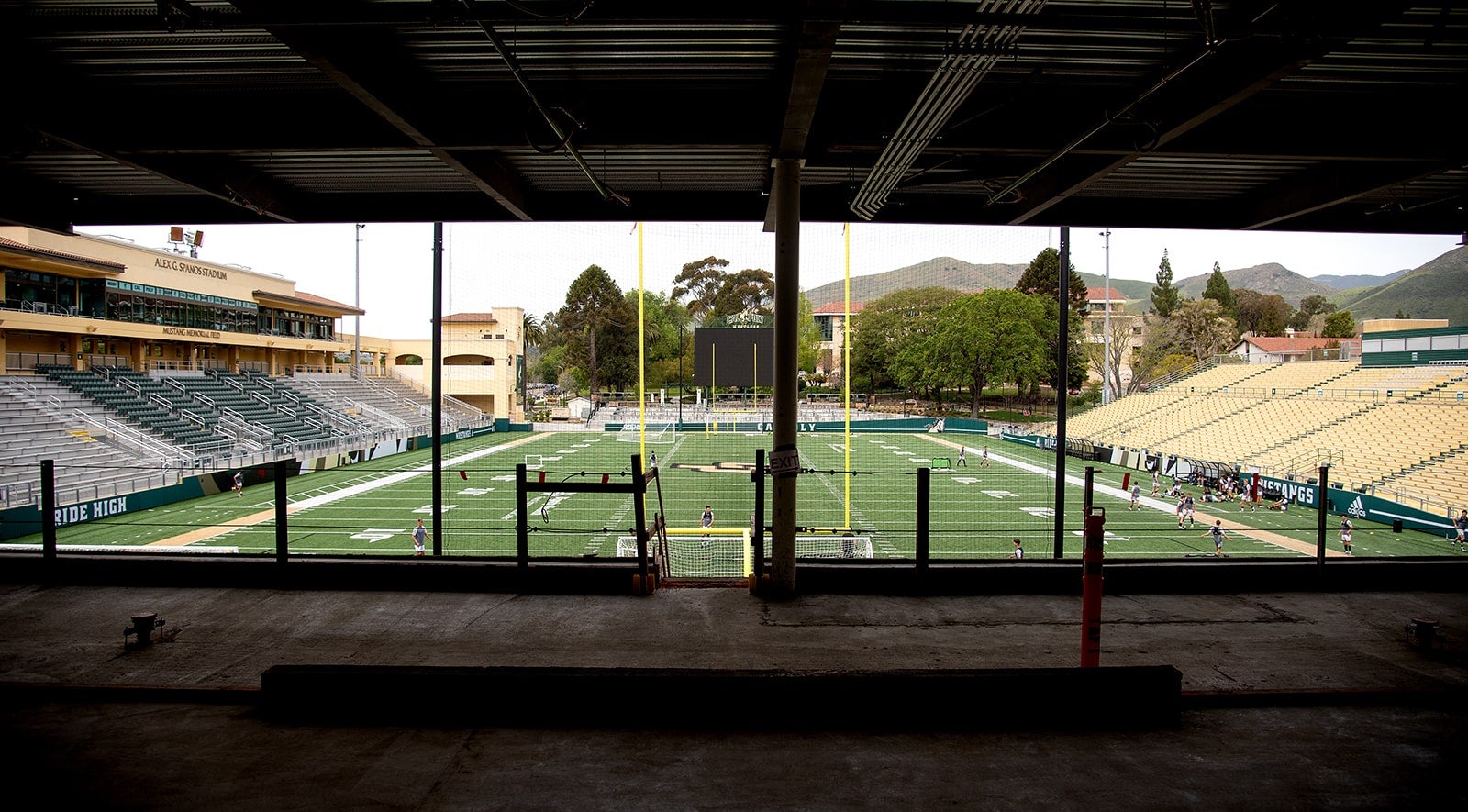A View of Spanos Stadium from the Madden Center