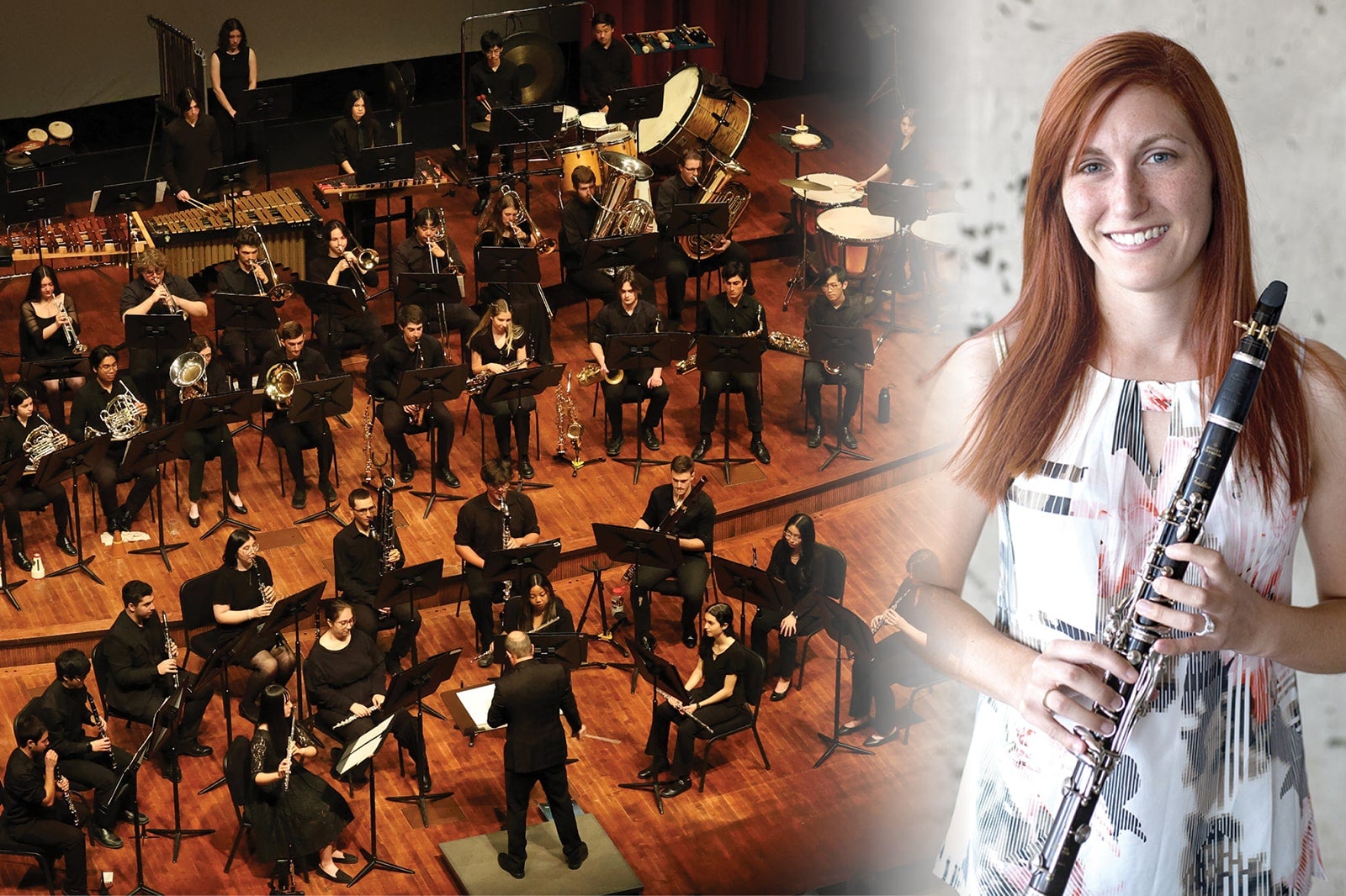 The Cal Poly Winds Band and Sarra Hey-Folick