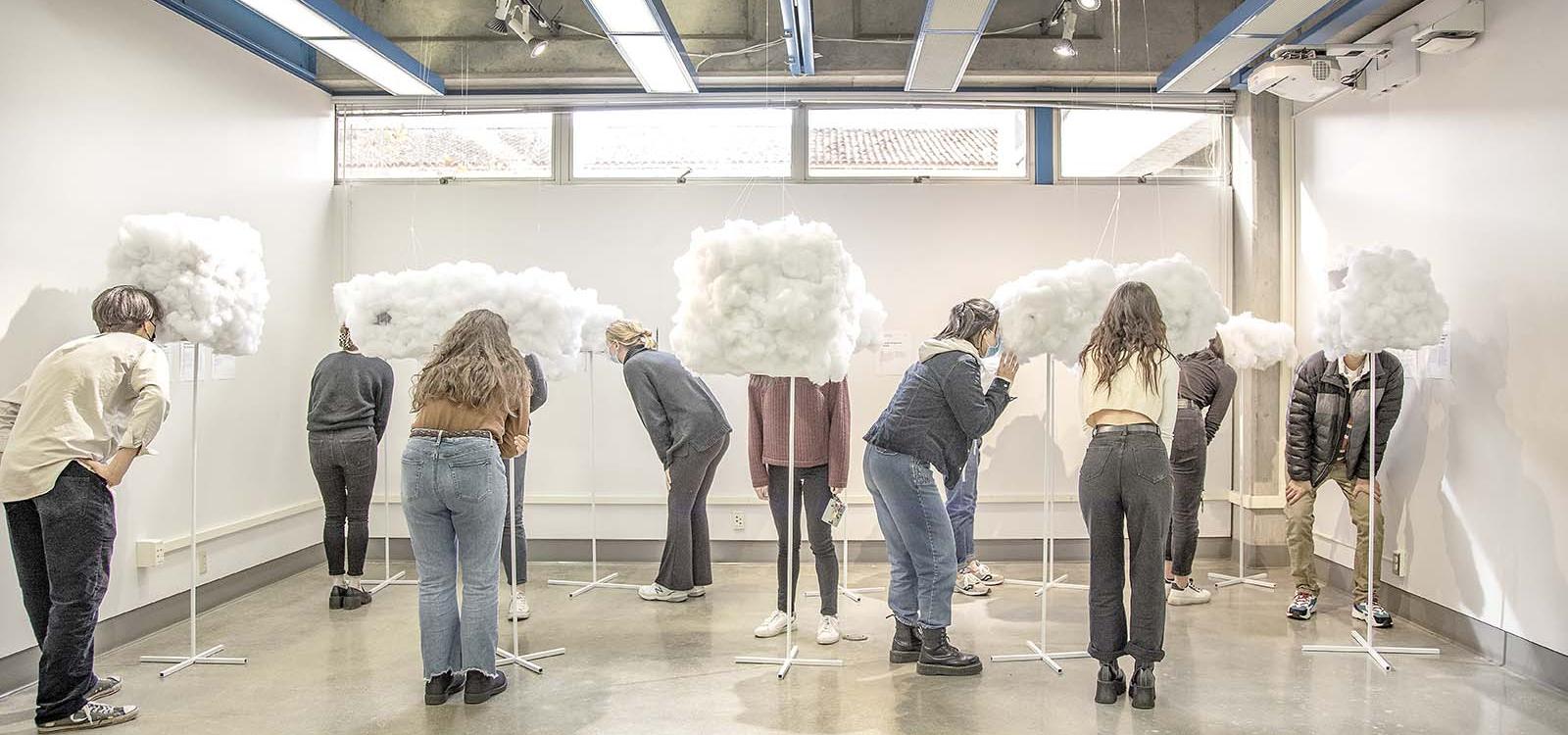 Students engage with Cal Poly architecture diorama project "Cloud 9."