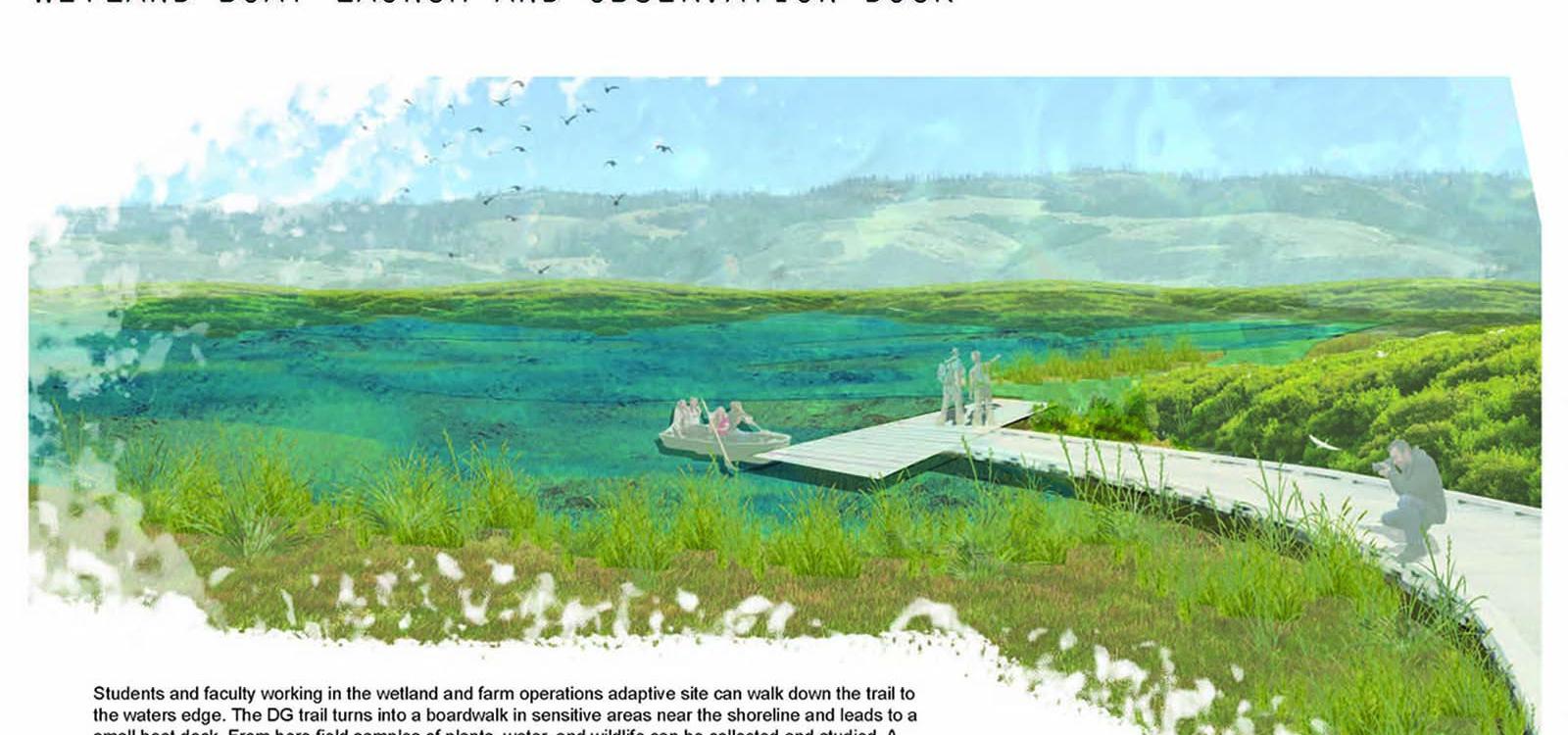 Swanton Ranch boat launch ideation by Chad Schuler. 