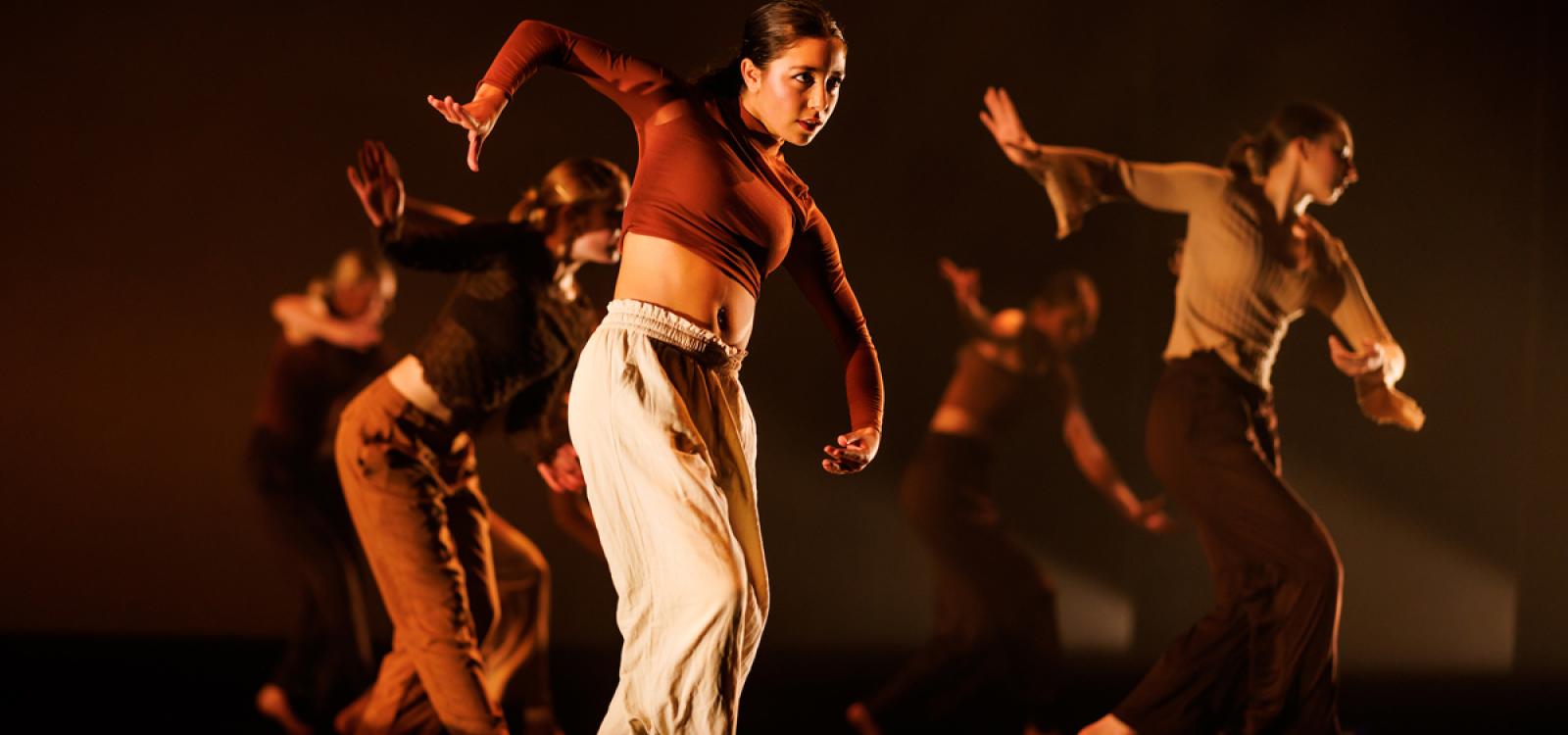 "Momentum in Solitude" comes to life on stage, choreographed by student Dana Craighead.