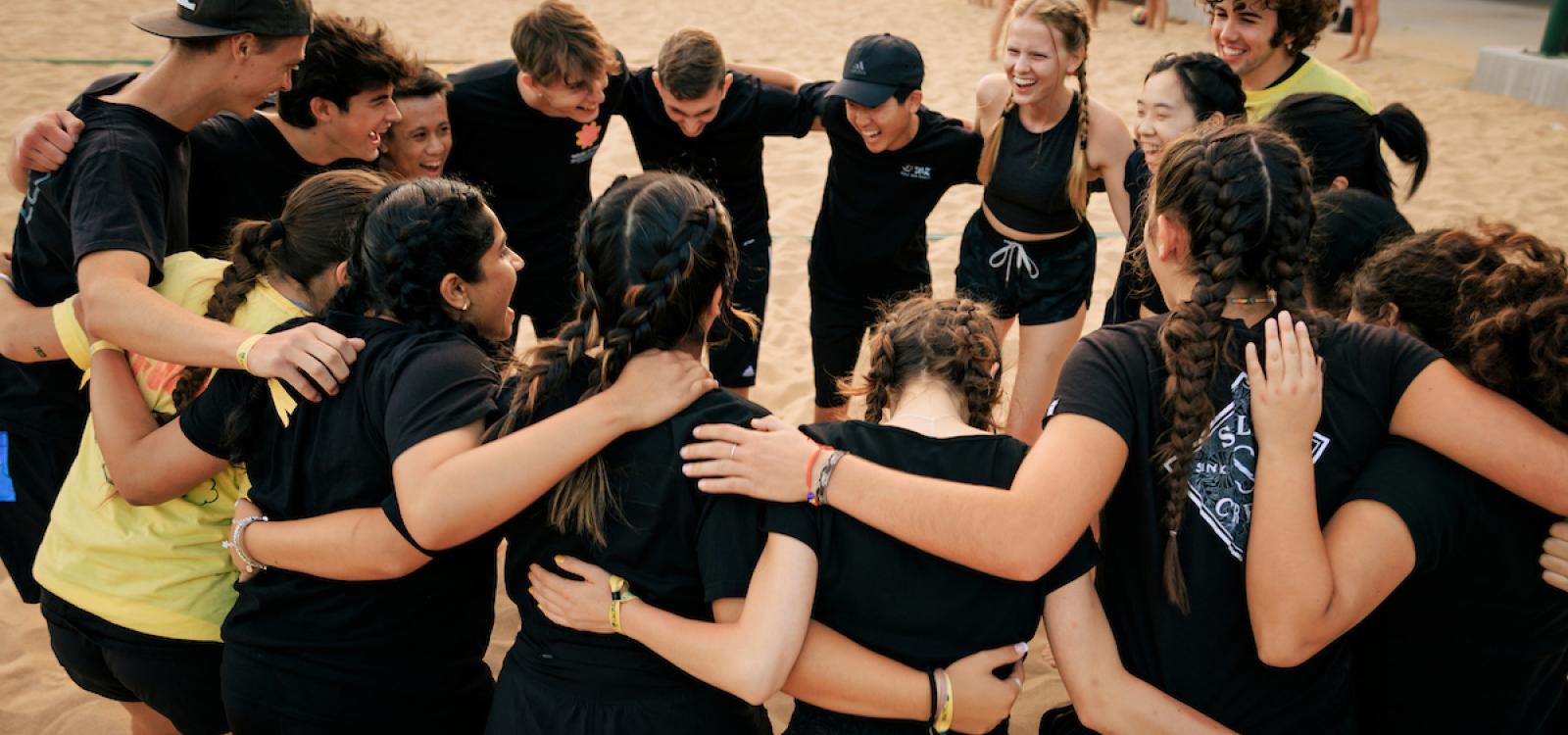 WOW groups gathered to play beach volleyball Sunday, Sept. 17. 