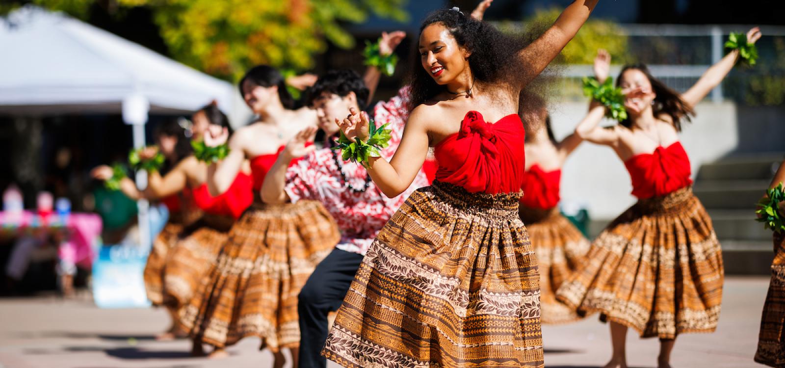 Students perform during CultureFest, an annual celebration of diversity through culture, food, and community. Cal Poly’s cultural clubs and organizations perform throughout the day to showcase pieces of their culture through clothing, dance, songs, as well as through traditional foods, and more.