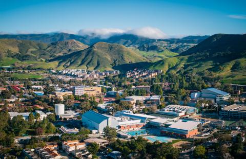 Cal Poly Campus Aerial Shot