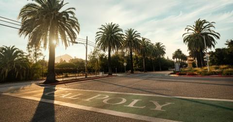 A view of California Boulevard