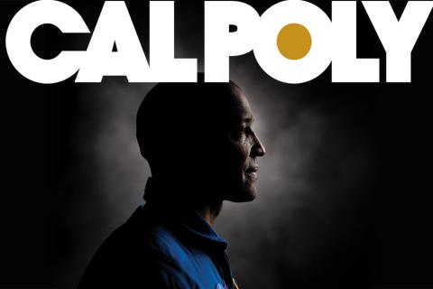 A profile of astronaut Victor Glover with the Cal Poly Magazine masthead. 