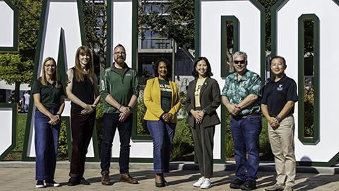A group photo of Cal Poly’s AI Institute team.