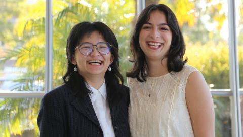 Image of 2025 BEACoN Pair, Maggie Mang, Ph.D, and Mariajose Bazan-Barreda.