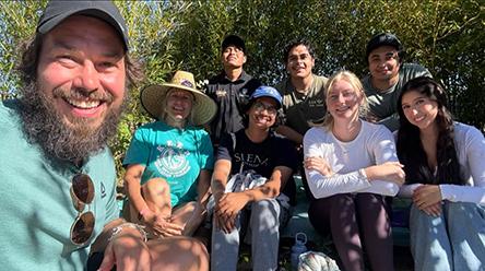 College Corps fellows posing together for a photo.