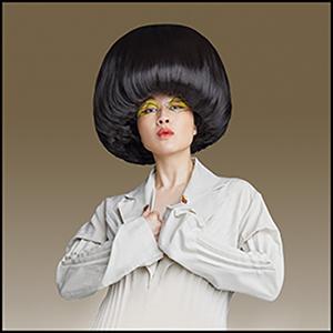 A headshot of Atsuko Okatsuka. 