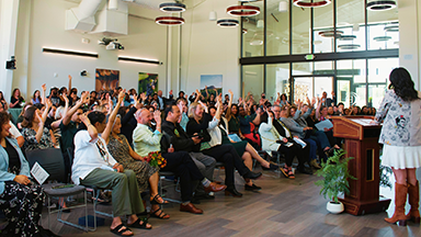 Attendees at the 2025 Cal Poly President’s Diversity Awards, now known as the Cal Poly Institutional Excellence Awards.