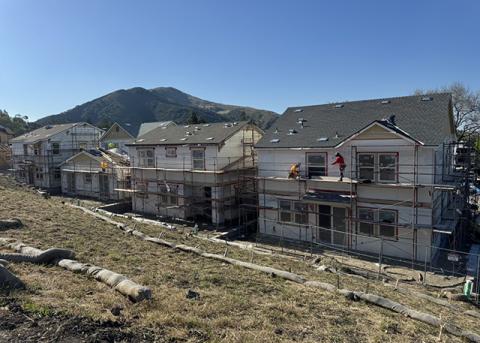 Vista Meadows homes being constructed.