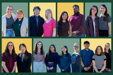 A grid collage of AY25-26 BEACoN mentor and mentee pairs and groups.