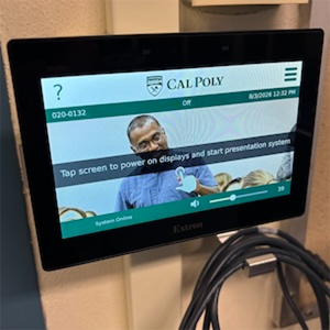 An audio visual system.