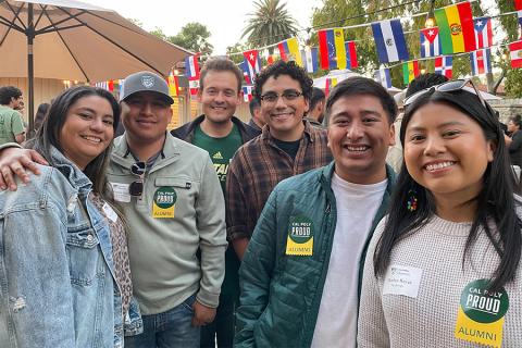 A group of people at a past Cal Poly Alumni – Latinx Community event.