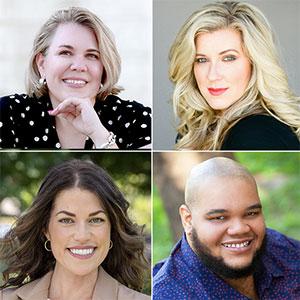 A grid of headshots of Kaitrin Cunningham, Jennifer Freye, Amy Goymerac, Lorenzo Johnson Jr.