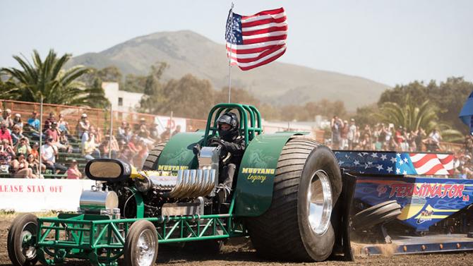 Student participating in Quarter Scale Student Tractor Design Competition
